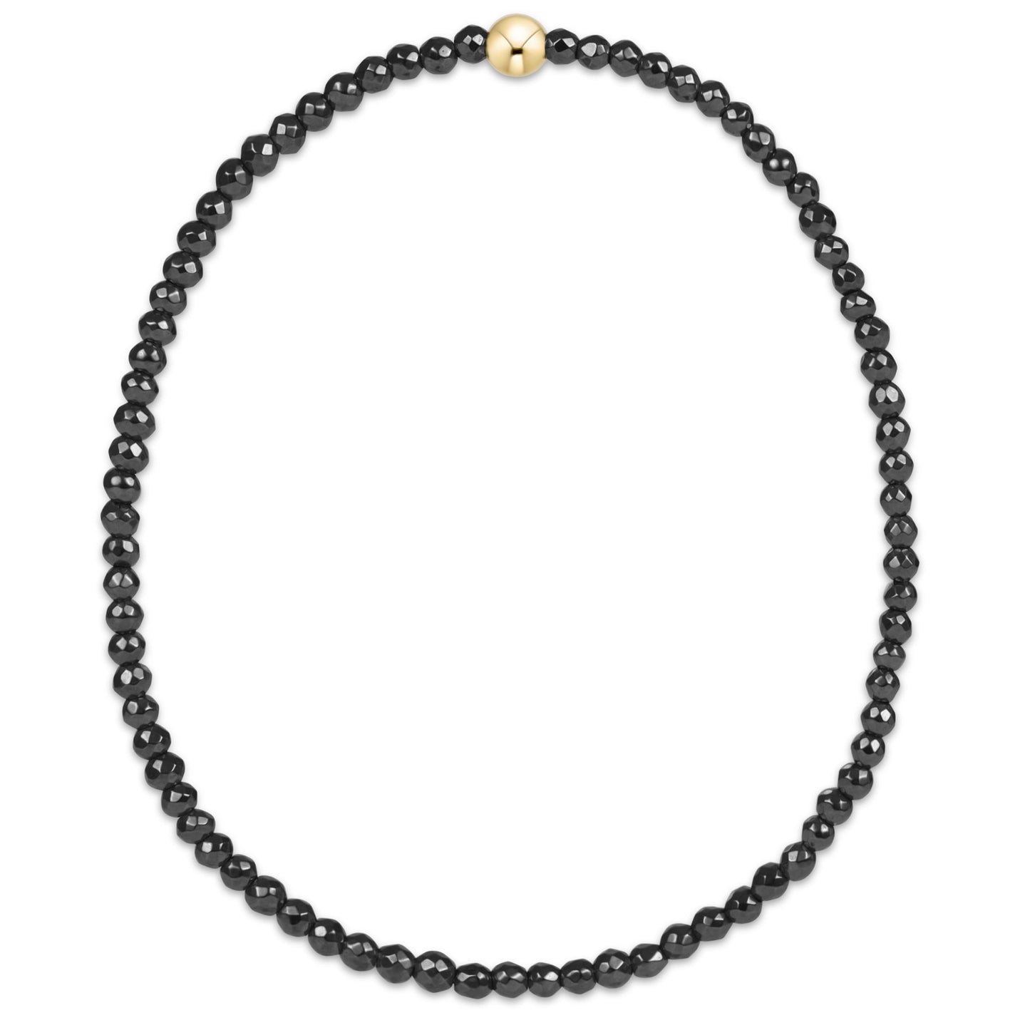 Enewton Faceted Hematite 2mm Bracelet