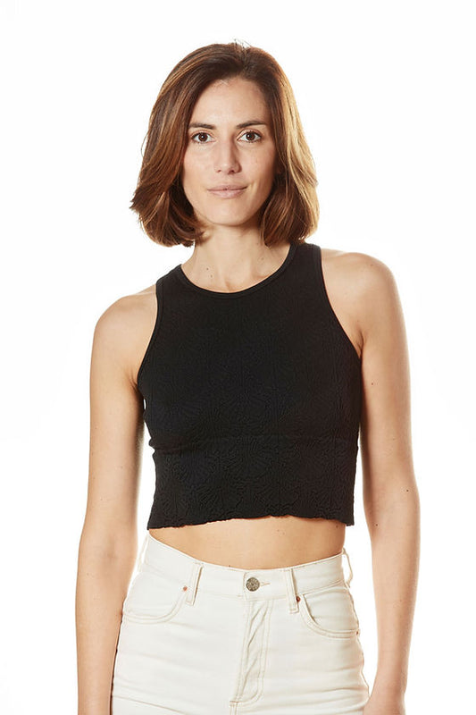 Floral Textued Tank