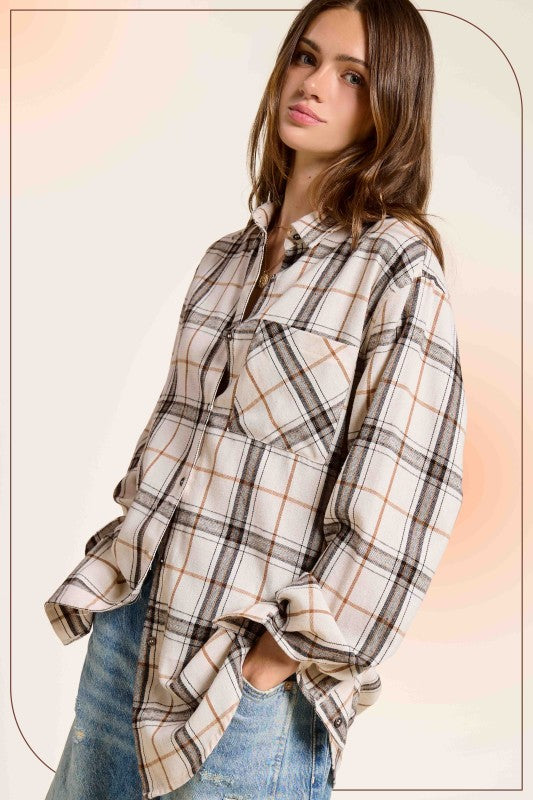 Dani Plaid Button Down