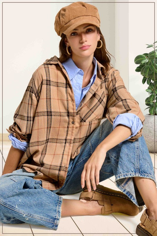 Dani Plaid Button Down