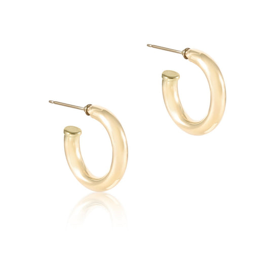 Enewton Round Gold 0.5 Post Hoop Earring