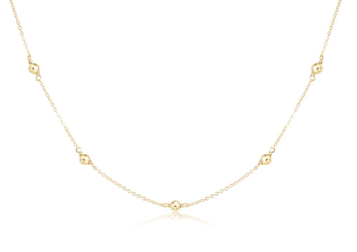 Enewton 17” Choker Simplicity Gold 4mm Necklace