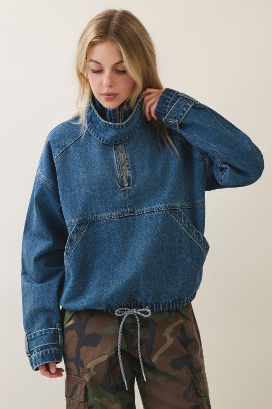Summit Pullover Denim Jacket