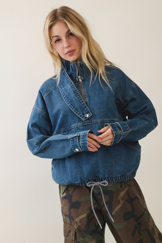 Summit Pullover Denim Jacket