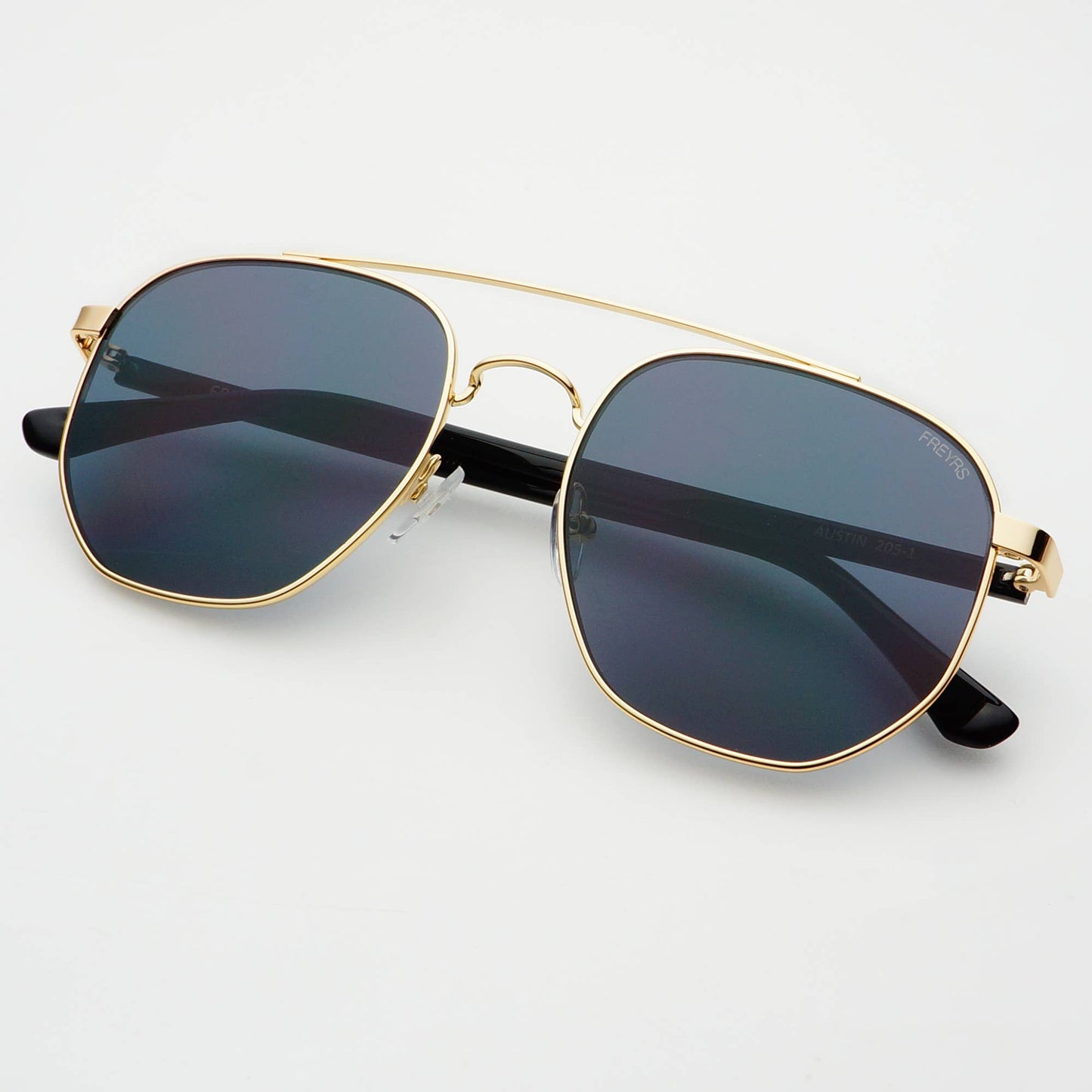 Austin Unisex Sunglasses : Gold / Gray