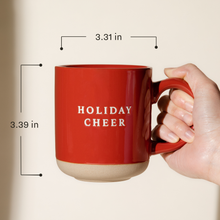 Load image into Gallery viewer, Holiday Cheer Stoneware Coffee Mug