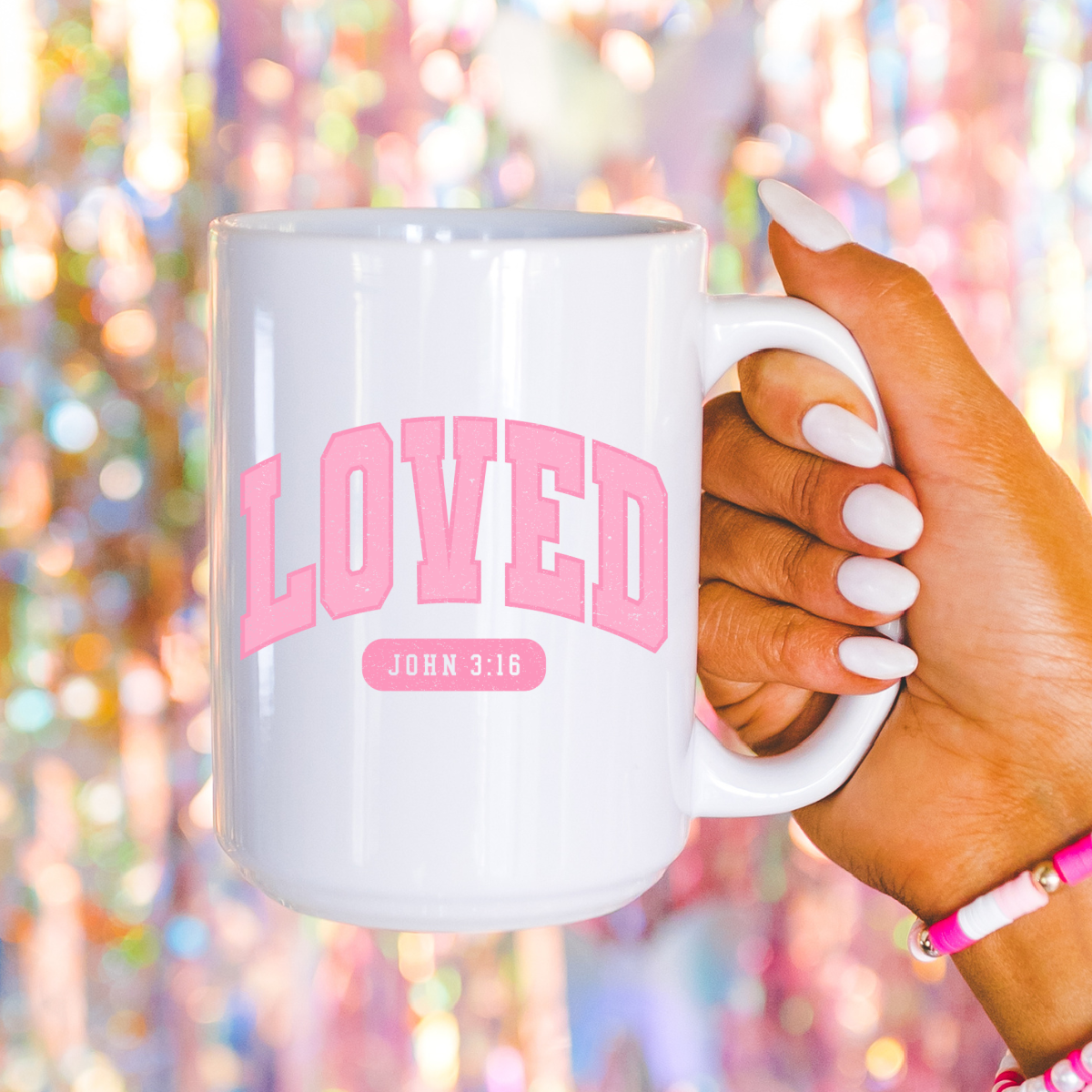 Loved John 3:16 mug