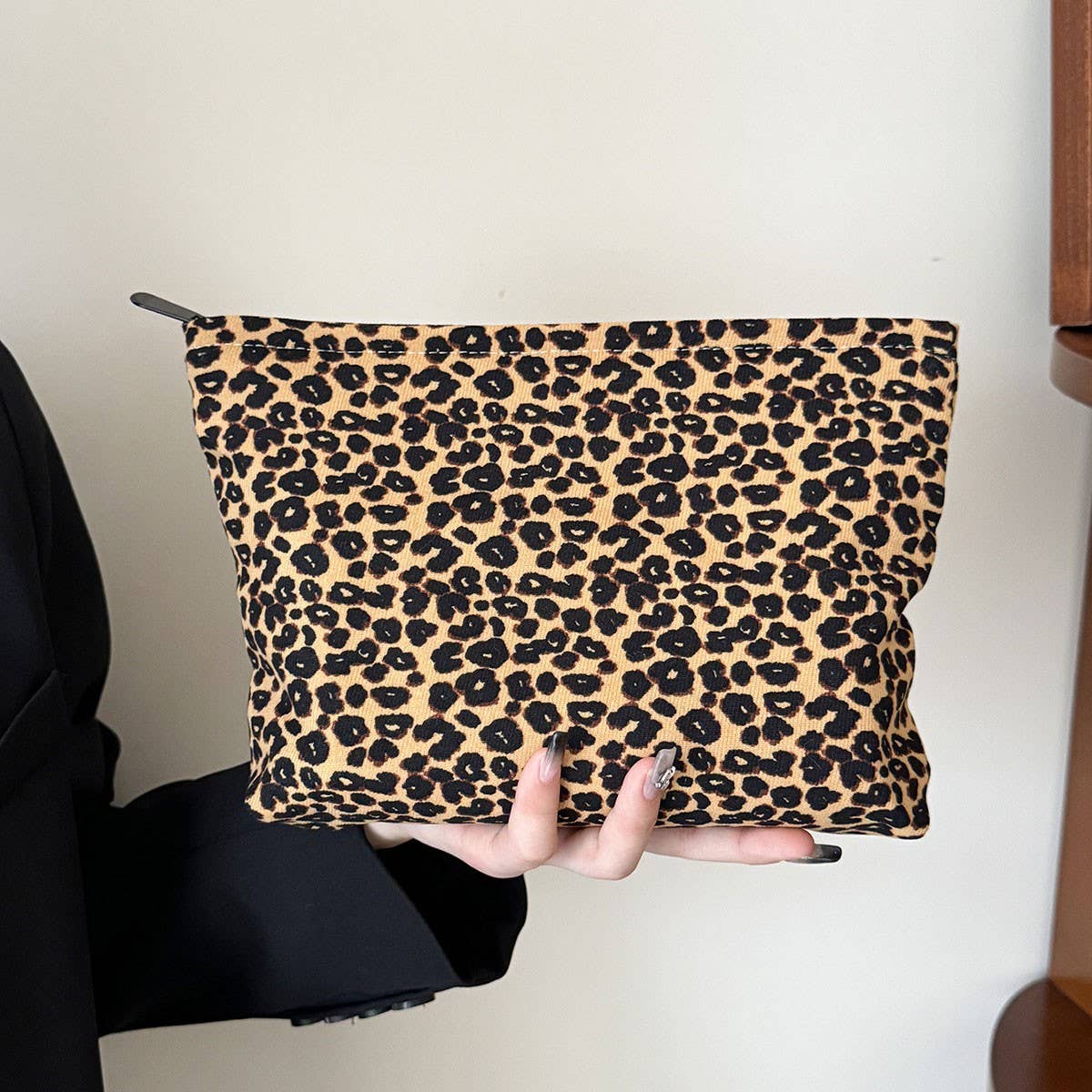 Canvas Tote Makeup Bag