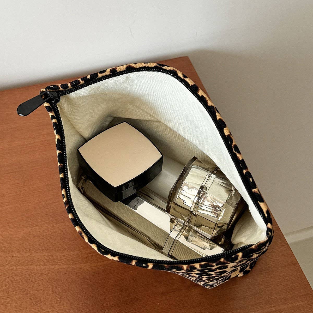 Canvas Tote Makeup Bag