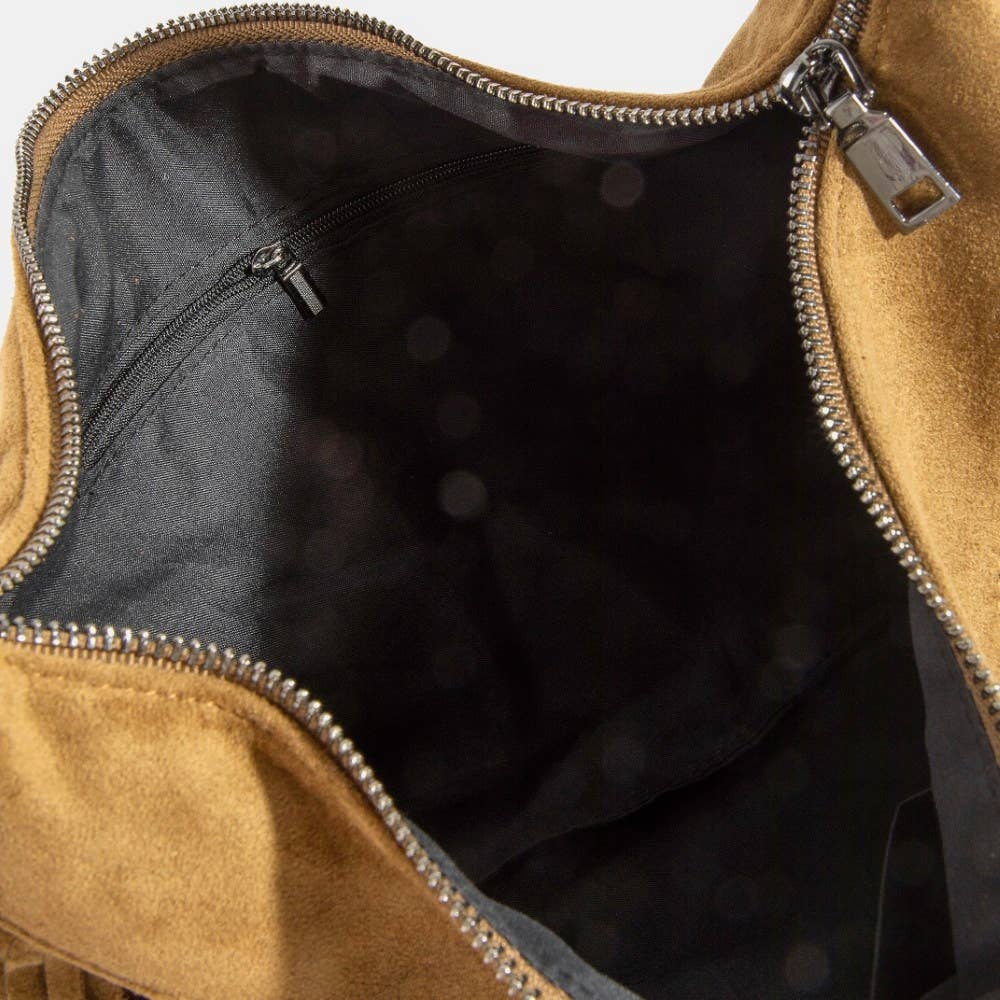 Fringe Suede Bag