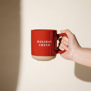 Holiday Cheer Stoneware Coffee Mug