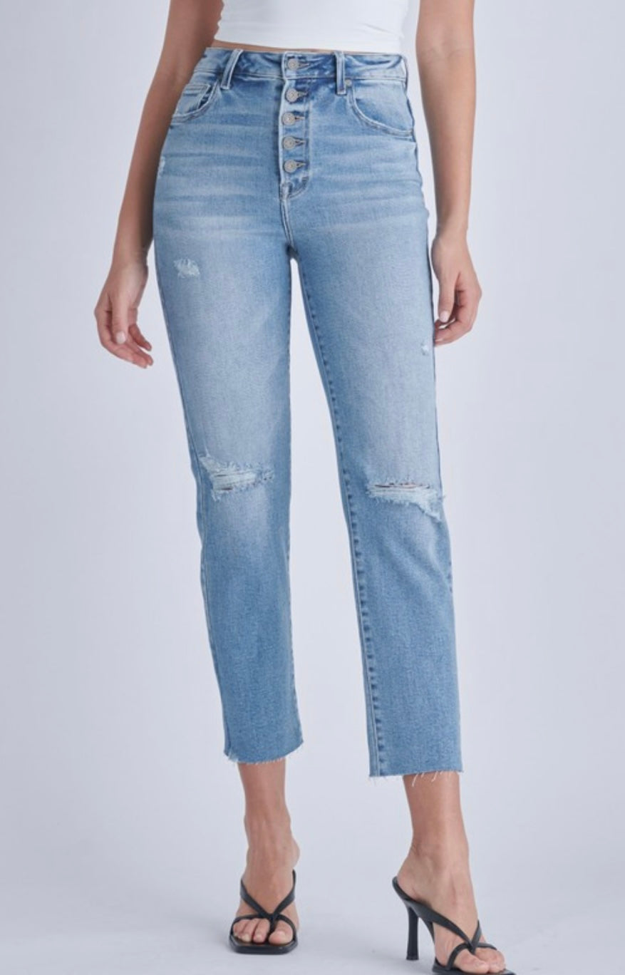 SALE Hidden Bethany High Rise Crop