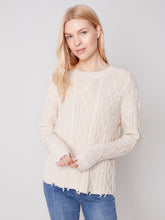 Load image into Gallery viewer, Charlie B Leah Cable Knit Sweater