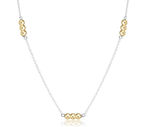Enewton 15” Joy Simplicity 3mm Mixed Metal Necklace