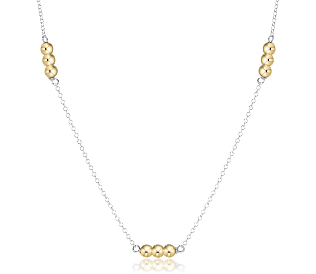 Enewton 15” Joy Simplicity 3mm Mixed Metal Necklace