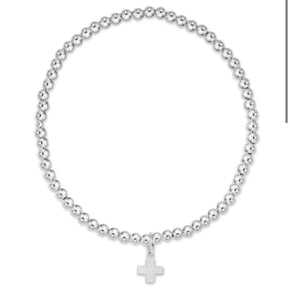Enewton Classic Sterling 2mm Signature Cross Bracelet