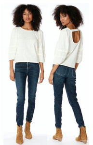 Bobi Pleated 3/4 Sleeve