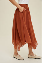 Load image into Gallery viewer, Mod Chiffon Midi Skirt