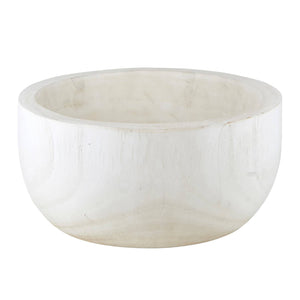 Serving Bowl Paulownia -White