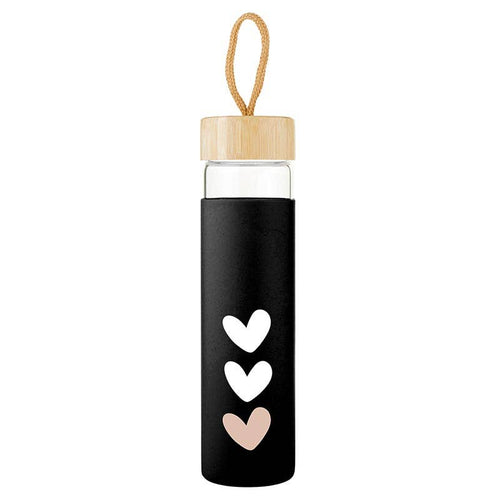 Glass Bottle - Hearts