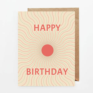 Happy Birthday Vibes - Greeting Card