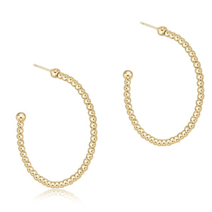 Enewton Beaded Gold 1.25 Hoop