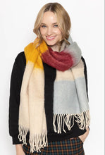 Load image into Gallery viewer, Chillin Color Block Scarf