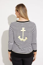 Load image into Gallery viewer, SALE Charlie B Stripe Anchor Top