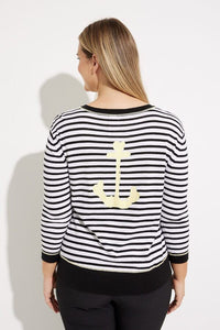 SALE Charlie B Stripe Anchor Top