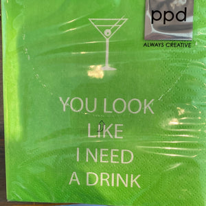 Cocktail Napkin -