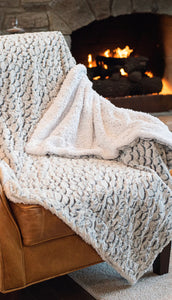 Fireside Faux Throw