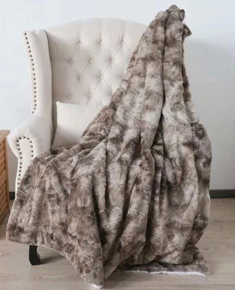 Fireside Faux Throw