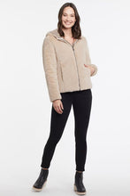 Load image into Gallery viewer, Tribal Reversible Metalic Puffer Coat