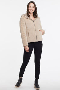 Tribal Reversible Metalic Puffer Coat