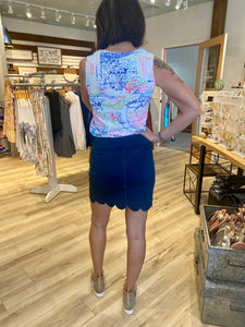 SALE Seaside Scallop Skort