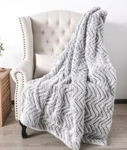 Load image into Gallery viewer, Fireside Faux Throw