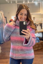 Load image into Gallery viewer, Tribal Marled Rainbow Sweater