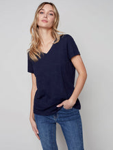 Load image into Gallery viewer, Charlie B Linen Tee