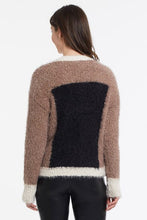 Load image into Gallery viewer, SALE Tribal Color Block Eyelash Knit Cardigan
