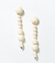 Load image into Gallery viewer, Ink + Alloy Long Drop Bead Earrings