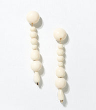 Load image into Gallery viewer, Ink + Alloy Long Drop Bead Earrings