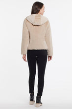 Load image into Gallery viewer, Tribal Reversible Metalic Puffer Coat