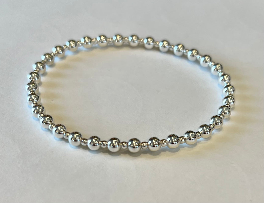 Enewton Classic Grateful Pattern 4mm Sterling Bracelet