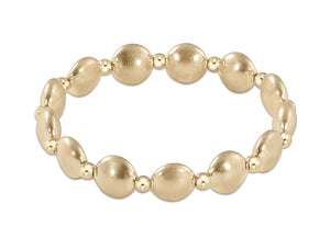 Enewton Honesty Gold Grateful Pattern 6mm Bead Bracelet