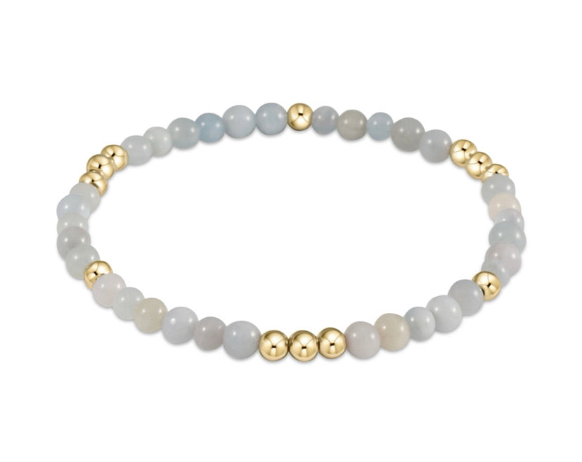 E Newton Worthy Pattern Beaded Bracelet