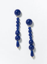 Load image into Gallery viewer, Ink + Alloy Long Drop Bead Earrings